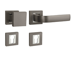 Klika na dveře MP - CYNTHIA - HR T/OC - Titan / chrom lesklý