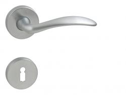 Klika na dveře FO - THEMA - R ECO OCS - Chrom broušený