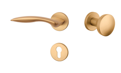 Klika na dveře AS - ROBINIA - R 7S OLS - Mosaz broušená