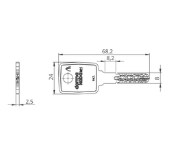 DK - EXPERT cross US generální klíč důlkový LARGE KEY 