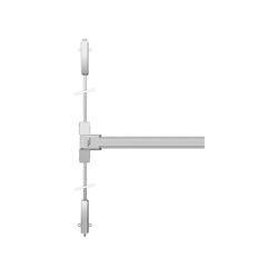 DK - PANIKOVÉ KOVÁNÍ PHB 1202 - 2-bodové zajištění D1/1H-1D Stříbrná