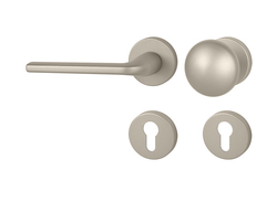 Klika na dveře FO - MILLY - R NP - Nikl perla