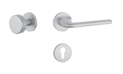 Klika na dveře AT - OLEANDRO - R 7S OCS - Chrom broušený