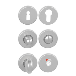 Rozeta ke klice BA - ROZETA - R 50/7 F1 - Stříbrný elox