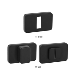 Rozeta ke klice MPK - ROZETA GRANDERA - RT BS - Černá matná