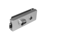 TI - Zámek na skleněné dveře OCS - Chrom broušený (96)