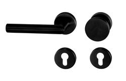 Klika na dveře TI - FAVORIT - R 2002 BS - Černá matná (153)