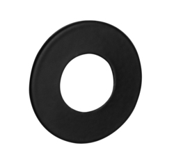Rozeta ke klice VM - ROZETA - R - POD KLIKU 30mm BS - Černá matná (18)