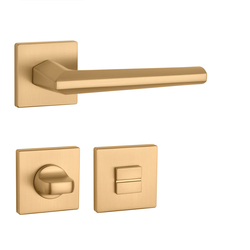 Klika na dveře AS - JASMINA - HR 7S OLS - Mosaz broušená