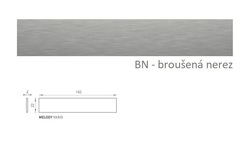 TI - kartáčovaná nerezová VÝPLŇ MELODY VARIO BN - Broušená nerez (16)