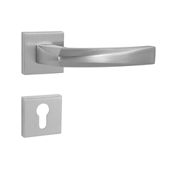 Klika na dveře FO - CRYSTAL - HR OCS - Chrom broušený