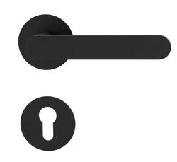 Klika na dveře GK - AVUS PIATTA S - R Grafit černá (28)