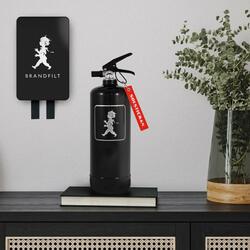 SN - HASICÍ DEKA Černá matná / stříbrný matný emblém