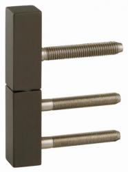 TI - Hranatá krytka na závěs - 0251 T - Titan (141)