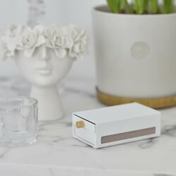 SN - DESIGNOVÁ Krabička na zápalky Bílá matná