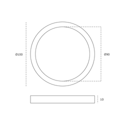 JNF - Mušle na sklo IN.16.528 BN - Broušená nerez