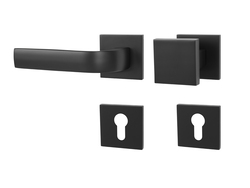 Klika na dveře MP - CYNTHIA - HR SQ6 BS - Černá matná