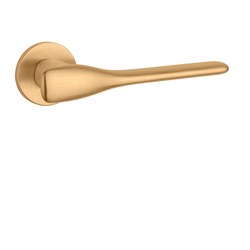 Klika na dveře AS - ORCHIDE - R 7S OLS - Mosaz broušená