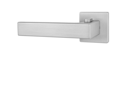 Klika na dveře TI - SQUARE - HR 4275Q 7S s uzamykáním OCS - Chrom broušený (96)