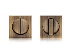 SAB - Set na posuvné dveře Hooky ZERO - HR WC OGS - Bronz česaný matný