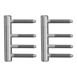 GK - Panty AXUM 9301 - dřevěný rám BN - Broušená nerez (81)