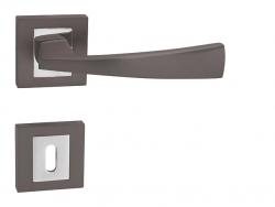 Klika na dveře MP - LARA HR T/OC - Titan / chrom lesklý