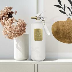 SN - HASICÍ PŘÍSTROJ 2 KG Bílá lesklá / zlatý lesklý emblém