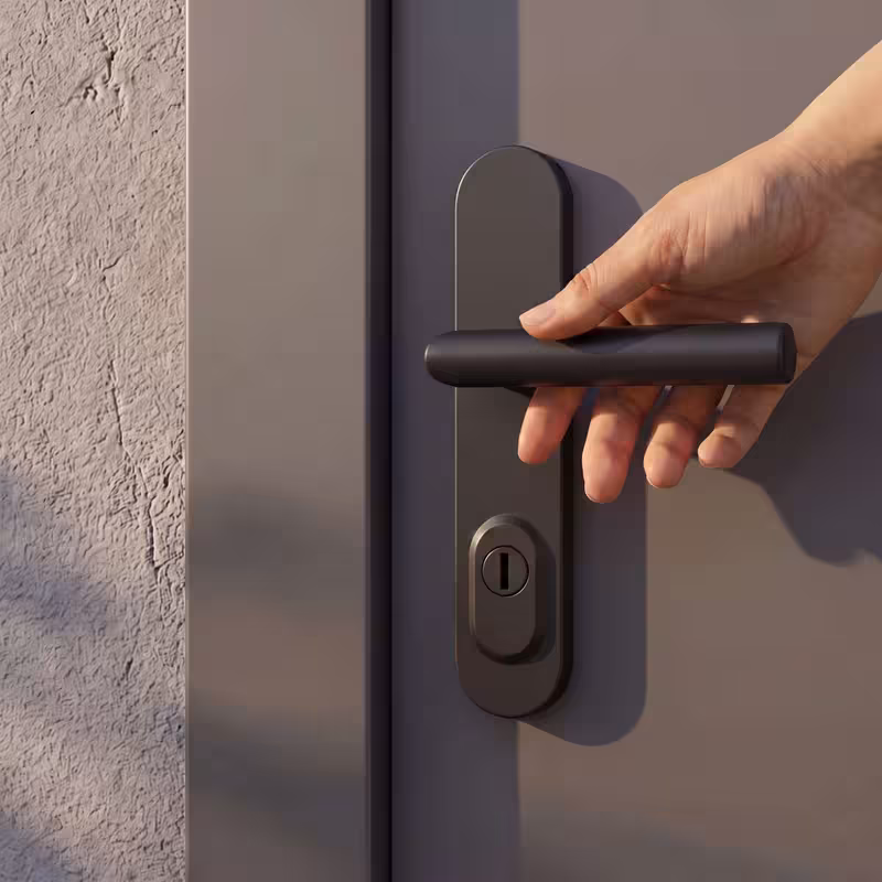 Bezpečnostní kování MPK - SECURO S01 PLUS - SO FAVORIT BS - Černá matná