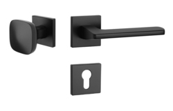 Klika na dveře AS - YUKA - HR 7S BS - Černá matná