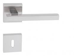 Klika na dveře TI - PRISMA - HR 1921Q OCS/OC - Chrom broušený / chrom lesklý (115)