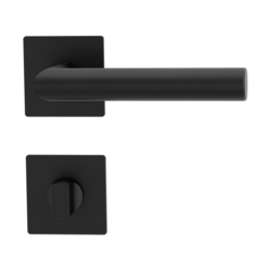 Klika na dveře GK - LUCIA PIATTA S QUATTRO - HR Grafit černá (78)