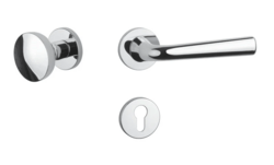 Klika na dveře AS - TULIPA - R 7S OC - Chrom lesklý