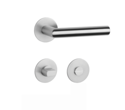 Klika na dveře SH - OVAL - R 1750 3SM BN - Broušená nerez