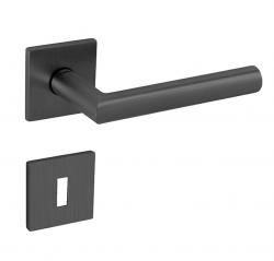 Klika na dveře TI - FAVORIT - HR 2002Q 5S BS - Černá matná (153)