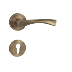 Klika na dveře MP - SPIRIT - R OGS - Bronz česaný matný