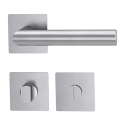 Klika na dveře GK - LUCIA PIATTA S QUATTRO - HR BN - Broušená nerez (71)