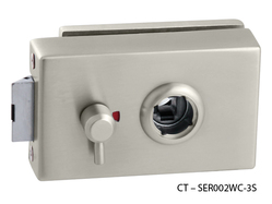 CT - 7000 Kování na skleněné dveře NP - Nikl perla