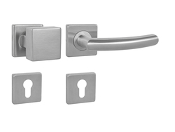 Klika na dveře MP - NERO - HR BN - Broušená nerez