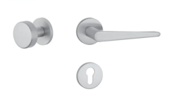 Klika na dveře AT - ARNICA - R 7S OCS - Chrom broušený