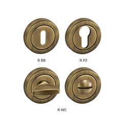 Rozeta ke klice TI - ROZETA - R dělená OGS - Bronz česaný matný (77)