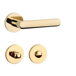 Klika na dveře AT - FRAGOLA - R 7S OLV PVD - Mosaz leštěná lakovaná PVD