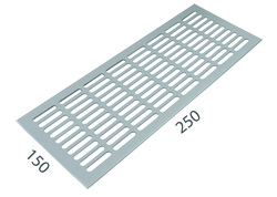 SRL - ALFA větrací mřížka šířka 150 x 250 mm F1 - Stříbrný elox