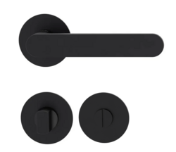 Klika na dveře GK - AVUS PIATTA S - R Grafit černá (28)