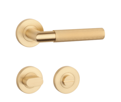 Klika na dveře SH - OVAL - R 1742 PRO 8 MM OLS - Mosaz broušená