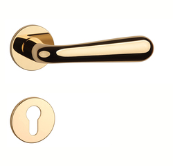 Klika na dveře AS - GARDENIA - R 5S OLV - Mosaz leštěná lakovaná