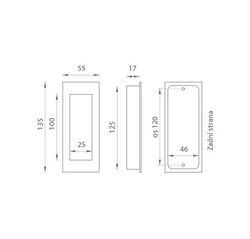 JNF - Mušle IN.16.402.P LN - Leštěná nerez