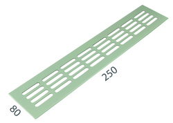 SRL - ALFA větrací mřížka šířka 80 x 250 mm F9 - Nerez elox