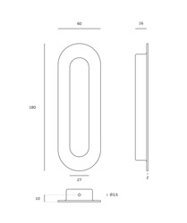 JNF - Mušle IN.16.231 BN - Broušená nerez