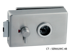 CT - 7000 Kování na skleněné dveře BN - Broušená nerez