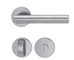 Klika na dveře GK - LUCIA - R BN - Broušená nerez (71)